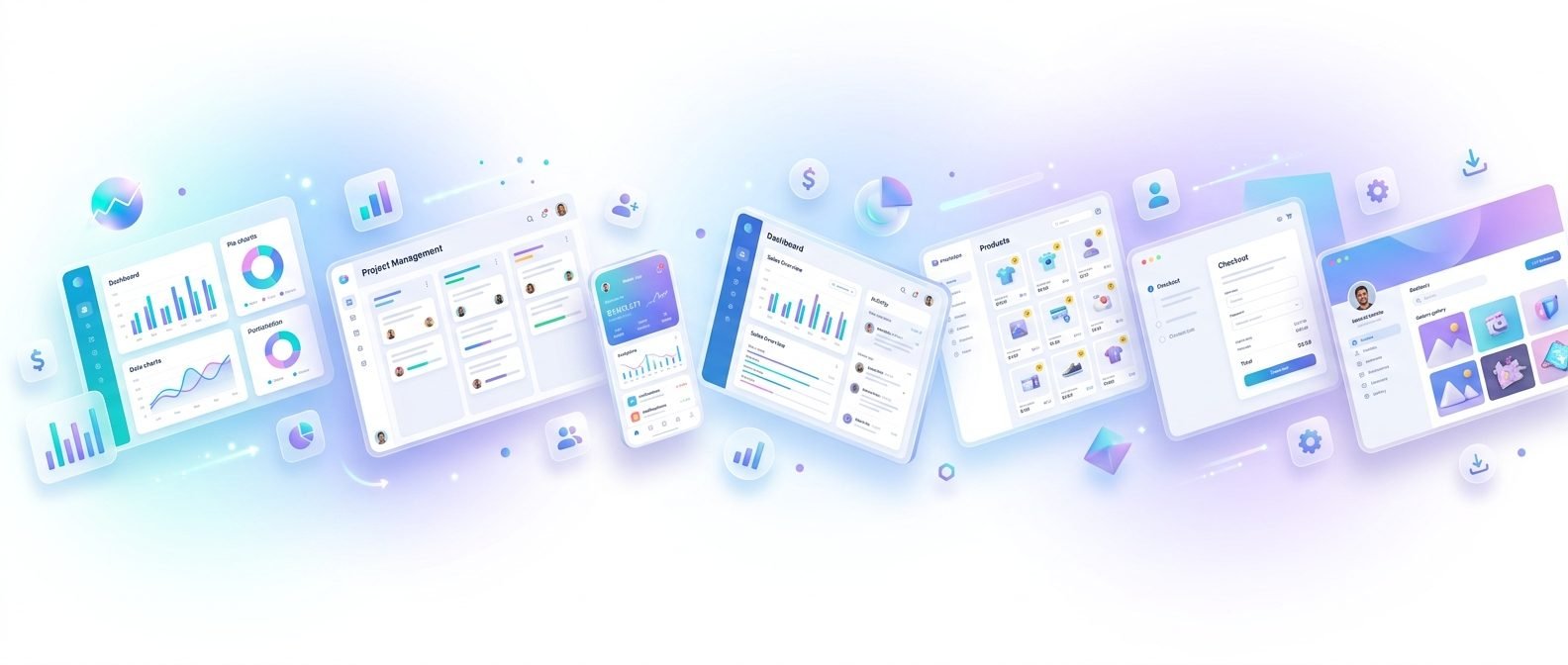 Digital products showcase